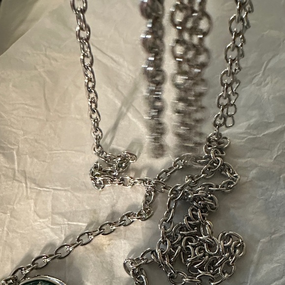 Paparazzi Green and Silver Necklace - Picture 11 of 12